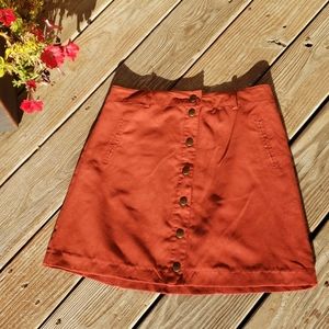 Faux Suede Skirt